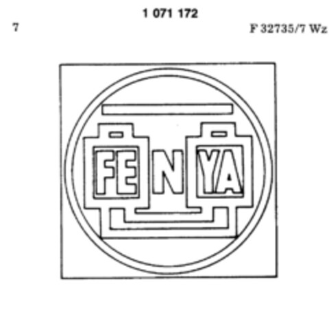 FENYA Logo (DPMA, 18.05.1984)