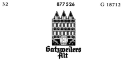 Gatzweilers Alt Logo (DPMA, 02.05.1969)