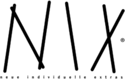 NIX neue individuelle extras Logo (DPMA, 23.07.1993)