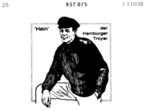 Hein der Hamburger Troyer Logo (DPMA, 20.08.1973)