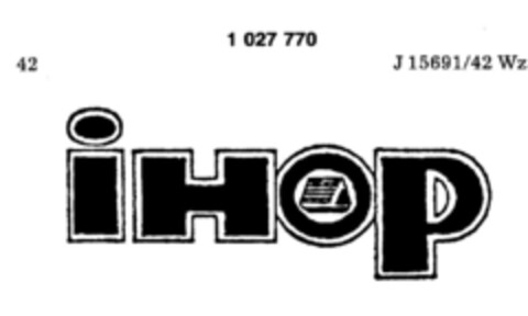 iHOP Logo (DPMA, 14.12.1979)