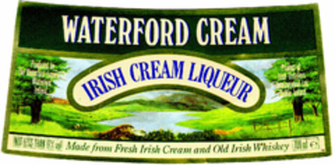 WATERFORD CREAM IRISH CREAM LIQUEUR Logo (DPMA, 10.06.1981)