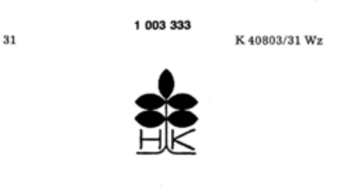 HK Logo (DPMA, 27.04.1979)