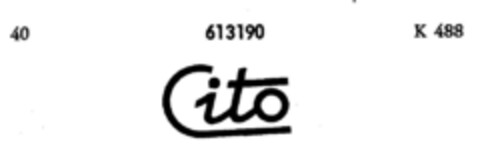 Cito Logo (DPMA, 23.01.1950)