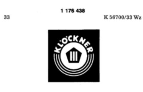 KLÖCKNER Logo (DPMA, 03.09.1990)