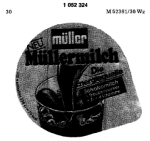 müller Müllermilch Logo (DPMA, 13.12.1982)