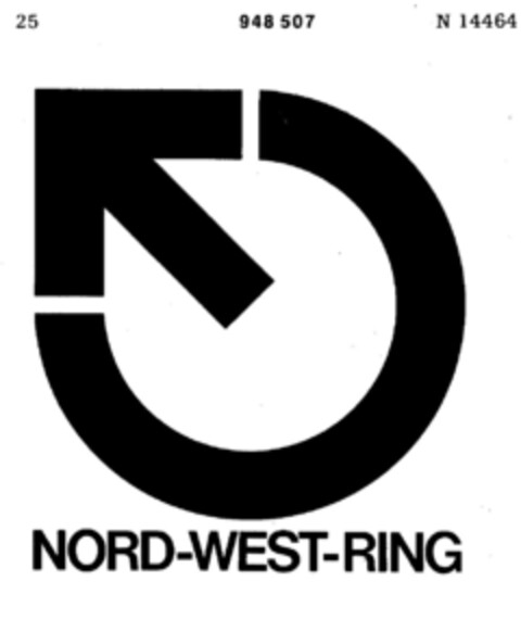 NORD-WEST-RING Logo (DPMA, 18.04.1975)