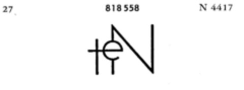 teN Logo (DPMA, 07.02.1956)