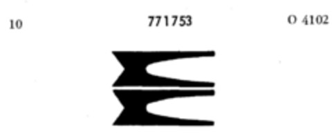 771753 Logo (DPMA, 11/24/1961)