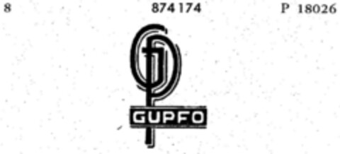 GUPFO GP Logo (DPMA, 03/11/1969)