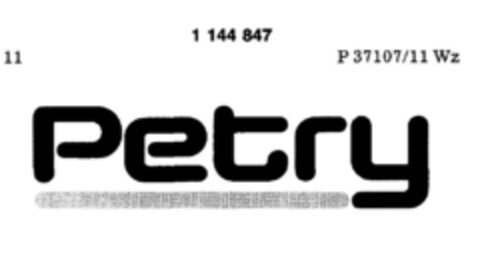 Petry Logo (DPMA, 18.10.1988)