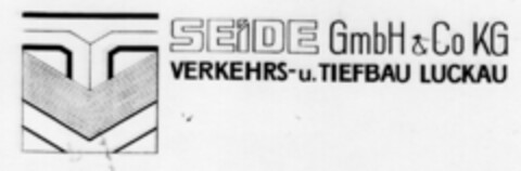 SEIDE GMBH & CO KG VERKEHRS-u.TIEFBAU LAUCKAU Logo (DPMA, 29.05.1991)