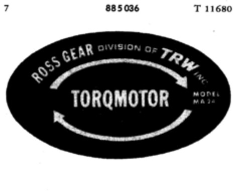 TORQMOTOR Logo (DPMA, 09.01.1967)