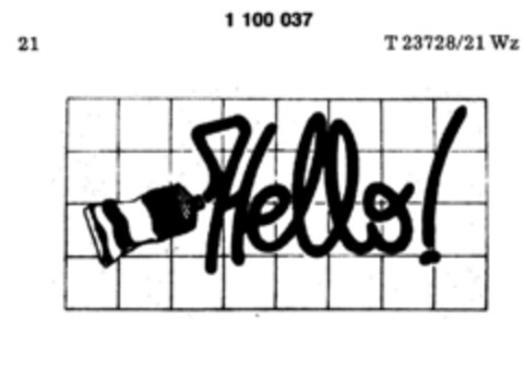 Hello Logo (DPMA, 25.08.1984)