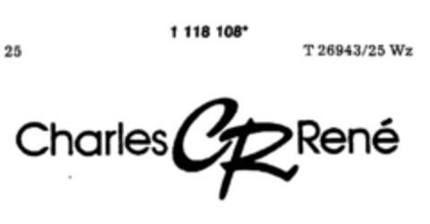 Charles CR René Logo (DPMA, 10/26/1987)