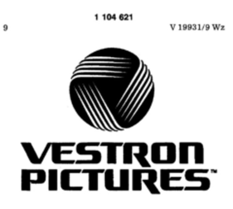 VESTRON PICTURES Logo (DPMA, 31.07.1986)