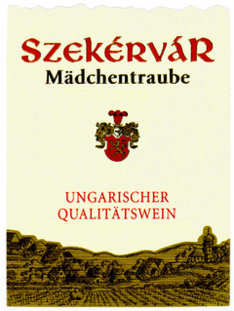 SZEKERVAR Mädchentraube UNGARISCHER QUALITÄTSWEIN Logo (DPMA, 15.11.2000)
