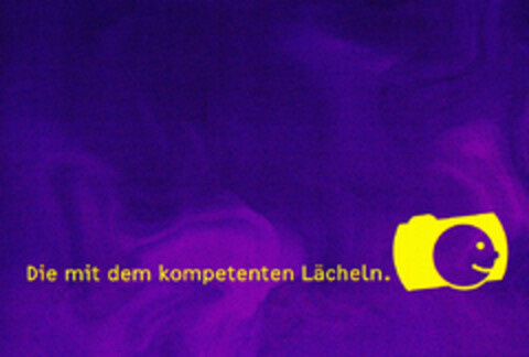 Die mit dem kompetenten Lächeln. Logo (DPMA, 05.07.2001)