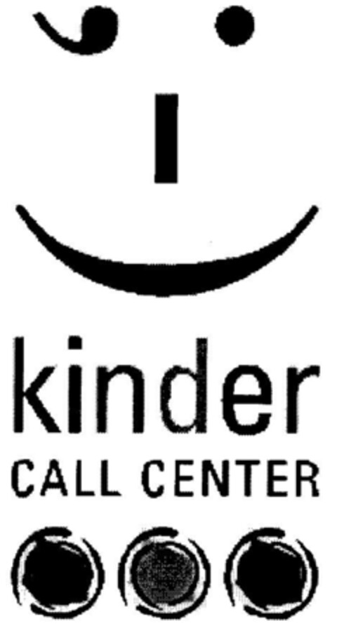 kinder CALL CENTER Logo (DPMA, 25.07.2001)