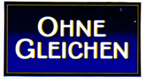 OHNE GLEICHEN Logo (DPMA, 22.08.2001)