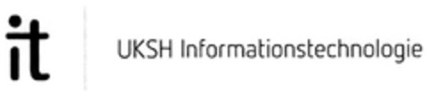 it UKSH Informationstechnologie Logo (DPMA, 09.06.2012)