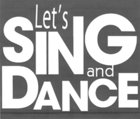 Let's SING and DANCE Logo (DPMA, 23.10.2012)