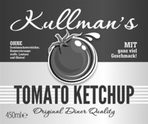 Kullman's TOMATO KETCHUP Original Diner Quality Logo (DPMA, 16.05.2018)