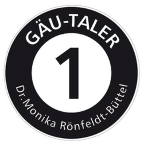 GÄU-TALER 1 Dr. Monika Rönfeldt-Büttel Logo (DPMA, 02.08.2019)