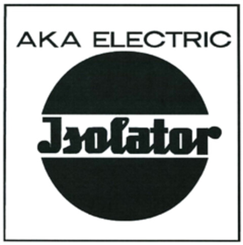 AKA ELECTRIC Isolator Logo (DPMA, 09/30/2021)