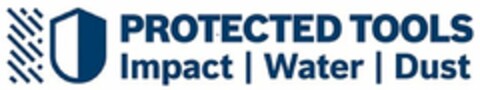 PROTECTED TOOLS Impact | Water | Dust Logo (DPMA, 06.12.2021)