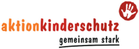 aktionkinderschutz gemeinsam stark Logo (DPMA, 09/20/2022)