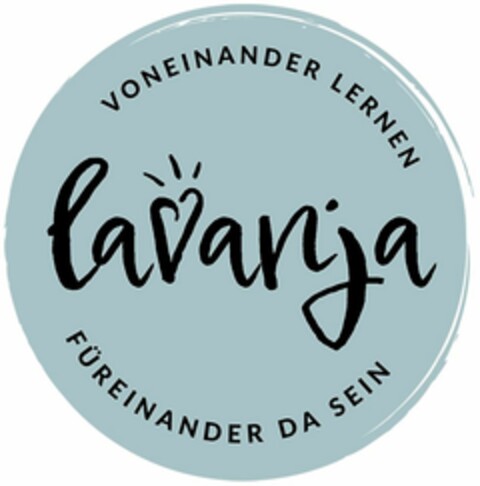 lavanja VONEINANDER LERNEN FÜREINANDER DA SEIN Logo (DPMA, 12.07.2022)