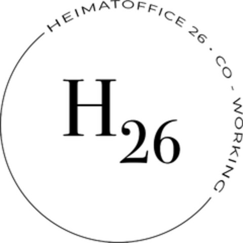 H26 HEIMATOFFICE 26 · CO - WORKING Logo (DPMA, 11.10.2023)