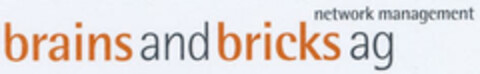 brains and bricks ag network management Logo (DPMA, 19.05.2003)