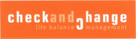 check and change life balance management Logo (DPMA, 01.10.2003)