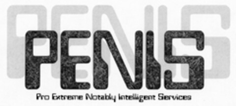 PENIS Pro Extreme Notably Intelligent Services Logo (DPMA, 12/04/2003)