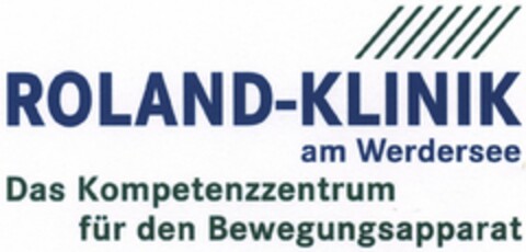 ROLAND-KLINIK am Werdersee Das Kompetenzzentrum für den Bewegungsapparat Logo (DPMA, 01/30/2006)