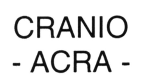 CRANIO -ACRA- Logo (DPMA, 09.03.2007)