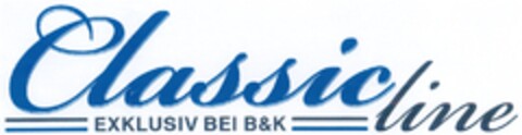 Classic line EXKLUSIV BEI B&K Logo (DPMA, 13.03.2007)