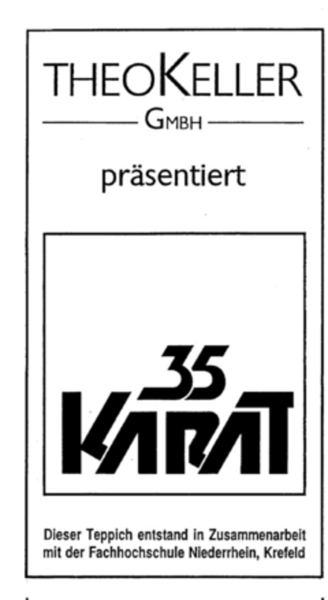 35 Karat Logo (DPMA, 19.01.1995)