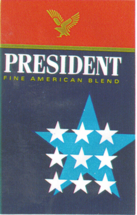 PRESIDENT FINE AMERICAN BLEND Logo (DPMA, 11/01/1995)