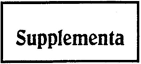 Supplementa Logo (DPMA, 12/06/1996)