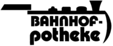 BAHNHOF-potheke Logo (DPMA, 05/25/1998)