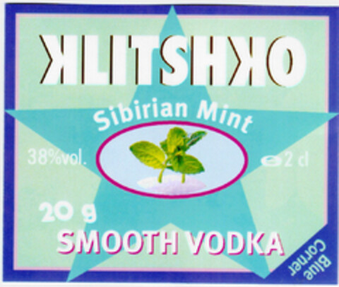 KLITSHKO Sibirian Mint SMOOTH VODKA Logo (DPMA, 17.04.1999)