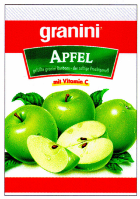 granini APFEL mit Vitamin C Logo (DPMA, 02.07.1999)