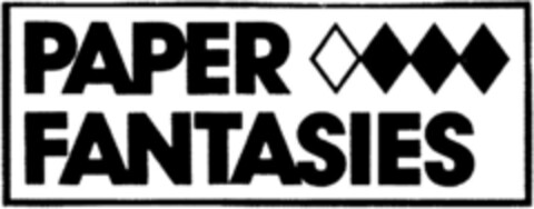 PAPER FANTASIES Logo (DPMA, 08.06.1994)