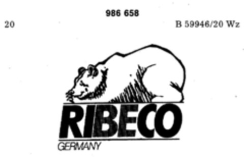 RIBECO Logo (DPMA, 30.01.1978)