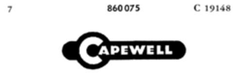 Capewell Logo (DPMA, 16.07.1968)