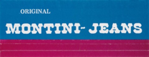 ORIGINAL MONTINI-JEANS Logo (DPMA, 14.08.1981)