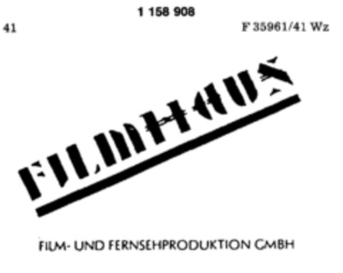 FILMHAUS Logo (DPMA, 24.12.1987)